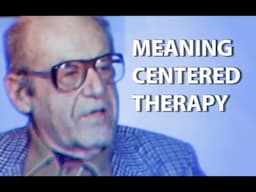 MEANING CENTERED PSYCHOTHERAPY - Joseph Fabry 1980