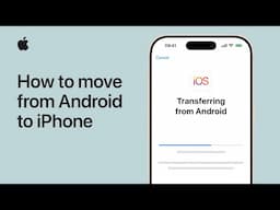 How to move from Android to iPhone | Apple Support