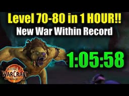 Leveling From 70-80 is SUPER FAST Now!