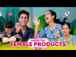 Guess the FEMALE PRODUCTS with ABIN 😂 Funny Challenge