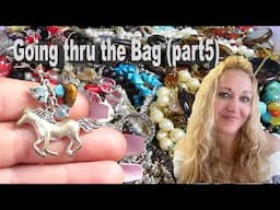 Unbelievable! Going thru a new bag  with Gemstones Jewelry (part5) ! Let's find Treasures!