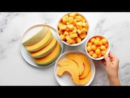 How to Cut Cantaloupe