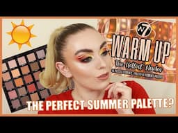 NEW W7 Warm Up Pressed Pigment Palette REVIEW! ☀️ Swatches & Tutorial AD | Auroreblogs