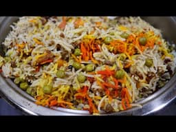 Save This Recipe For RAMADAN DINNER ❗Easy Keema Mattar Pulao Recipe  By Tasty Food With Maria