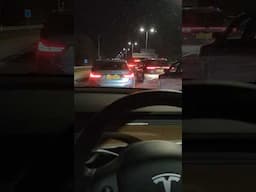 Stuck in traffic for 2 hours in a Tesla Model Y