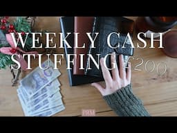 Weekly Cash Stuffing UK | £200 | Single Mum Budgeting | Vlogmas #4