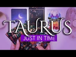 TAURUS TAROT READING | "THE BIG WHEEL TURNS FOR YOU!" JUST IN TIME