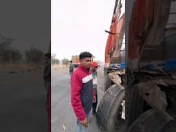 ఉత్తరప్రదేశ్ లో ఘోరమైన ప్రమాదం 😱 #driving #lorry #manatruckvlogs