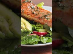 Avocado Salmon Salad | Healthy and Delicious! #shorts