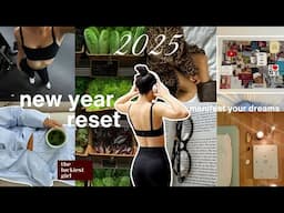 RESET with me for 2025!✨ultimate *NEW YEAR* reset | goals, vision board + manifesting