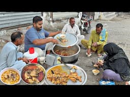 LAHORE BEST BREAKFAST OF WINTER - KALA SIRI PAYA | REAL CHEAP STREET FOOD OF PAKISTAN | DESI PAYA