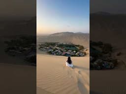 A desert oasis in Peru 🇵🇪 #peru #huacachina