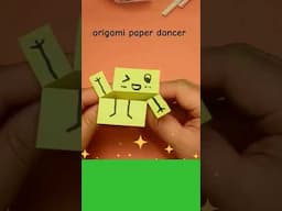 Origami Paper Dancer #origami #origamieasy #origamihuman