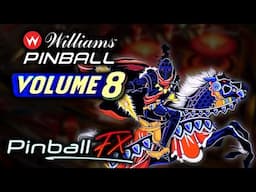 A Look at Williams Pinball Volume 8! - EarthShaker, Banzai Run, Black Knight 2000