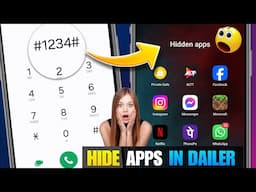 🔐How To Hide Apps In Dailer [ Apps & Games ] | Dailer Me Apps Hide Kaise Karen | Hide Apps In Dailer