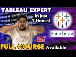 WATCH This and Become a Tableau EXPERT in 7 Hours or Less!