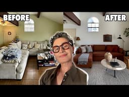 EXTREME DATED LIVING ROOM MAKEOVER