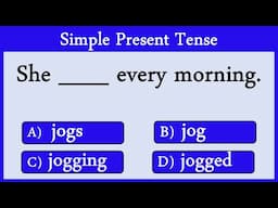 Simple Present Tense Quiz 13: Can You Score 25/25?