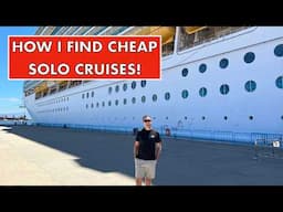 Here's How I Cruise Solo CHEAPER Than Most Other People!