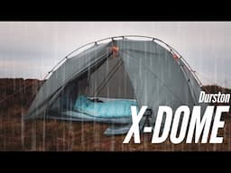 Most HYPED TENT of 2024? Durston X-Dome vs. Strong Winds and Rain 🌧️ 💨 STORM DARRAGH