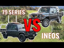 Inline 6 INEOS VS V8 79 Series | What's the better 4WD platform? | 0-80 Drag Test