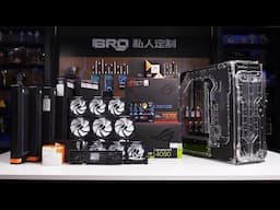 「BRO」4K Water Cooled PC Build Singularity Spectre 4 Quantum With AMD #9800x3d  .#pcbuild