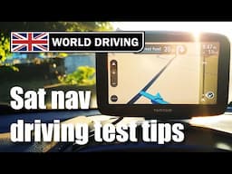 2025 UK Driving Test Tips - Sat Nav - What You Need to Know