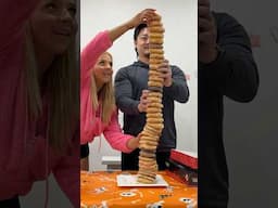 Worlds Tallest Donut Sandwich