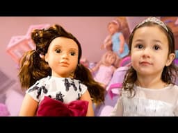 American Girl Doll BIRTHDAY PARTY With Queen OAK! (THE MOViE)