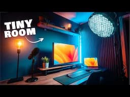 How I Turned a Tiny Room Into my DREAM YouTube Studio!