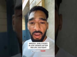 LIFE UPDATE FROM ANSHUL JUBLI after his UFC 312 fight #AnshulJubli #UFC312