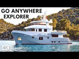 Bering 77 Explorer (NOW in 4K REMASTERED!!! 🎉) Non-Stop Marathon Yacht Tour & Sea Trial