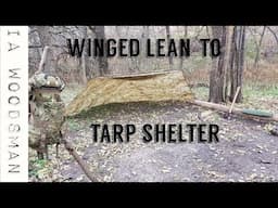 Winged Lean-to Tarp Shelter