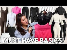 BASICS THAT ARE VIRAL FOR A REASON‼️ SLIMMING & SMOOTHING BASICS FROM OQQ | Petite Friendly Try On