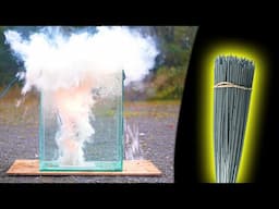 300 GIANT Sparklers Underwater CRAZY Reaction!