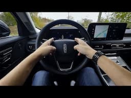 Steering Wheel and Cluster in the Lincoln Aviator (2025 model)