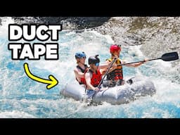 I Survived a Deadly River in a Duct Tape Boat!