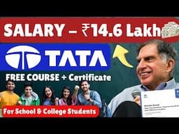 TATA लाया है Free Online Course | Learn Skills and Get Instant Job | Tata Free Internship 2025