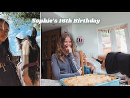 Sophie turns 16😭 sweet 16 birthday vlog! 🥳