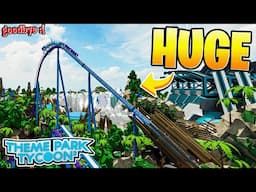 HUGE Theme Park Tycoon 2 Park (Part 2) | goodbye youtube