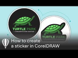 Discover how to create a sticker in CorelDRAW