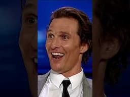 Ever wondered how Matthew McConaughey created his catchphrase...