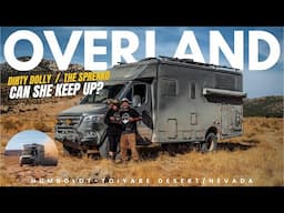 FIRST SPRINTER EKKO OVERLAND CHALLENGE | CAN DIRTY DOLLY KEEP UP? | DRONE FOOTAGE “SPREKKO” | NEVADA