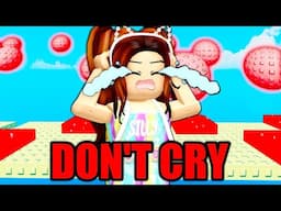 The DONT CRY OBBY Tried To Make Me CRY!! (Roblox)