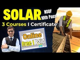 Solar Technician Courses | Online Certificate #solarenergy #courses #ajaycreation