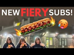 Are SUBWAY’s New FIERY Subs TOO HOT? | Fast Food Review