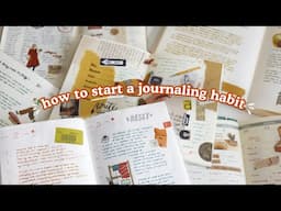 5 Tips to Start a Journaling Habit in 2025 📔 | Abbey Sy