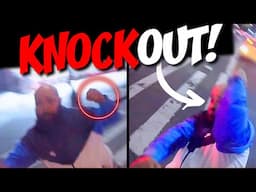 STREET FIGHTS ON BIKER CAMERA | HOOD FIGHTS 2024 - ROAD RAGE FIGHTS