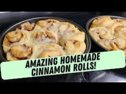 THE BEST HOMEMADE CINNAMON ROLLS RECIPE!