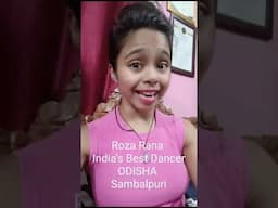 Roza Rana India's Best Dancer #shorts #dance #sambalpuri#odisha #hirakuddam